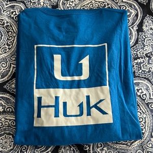 Huk Long-sleeve Men’s pocket tee NWT